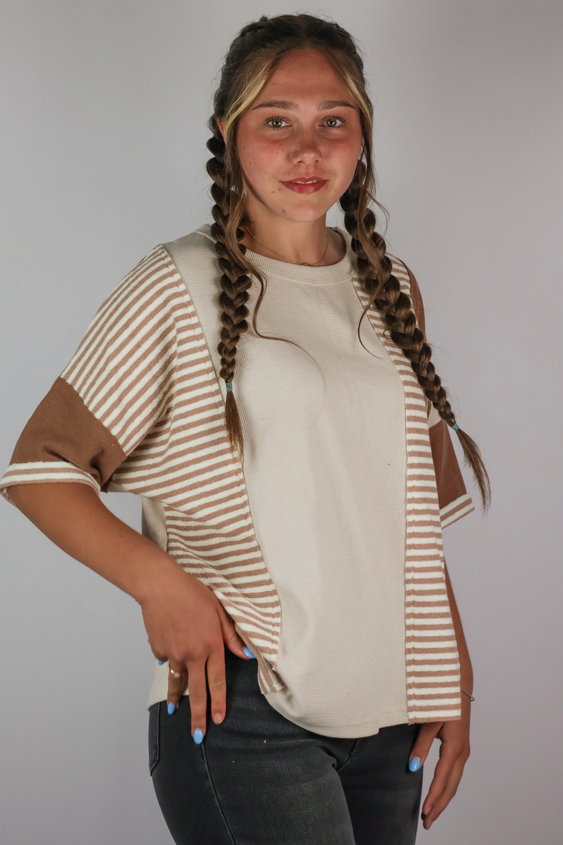 Mix & Match Dolman Top