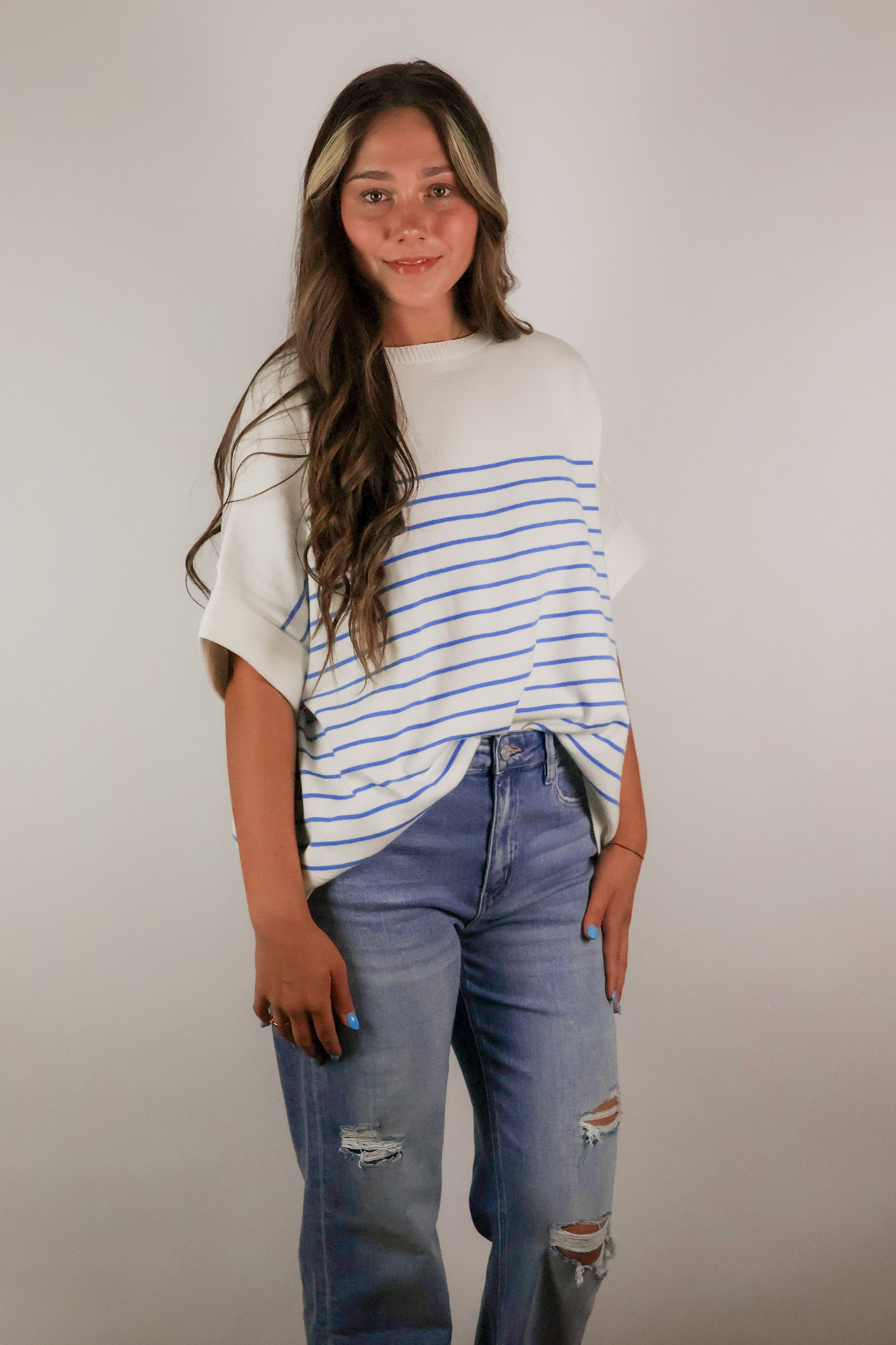 Striped Crewneck Sweater