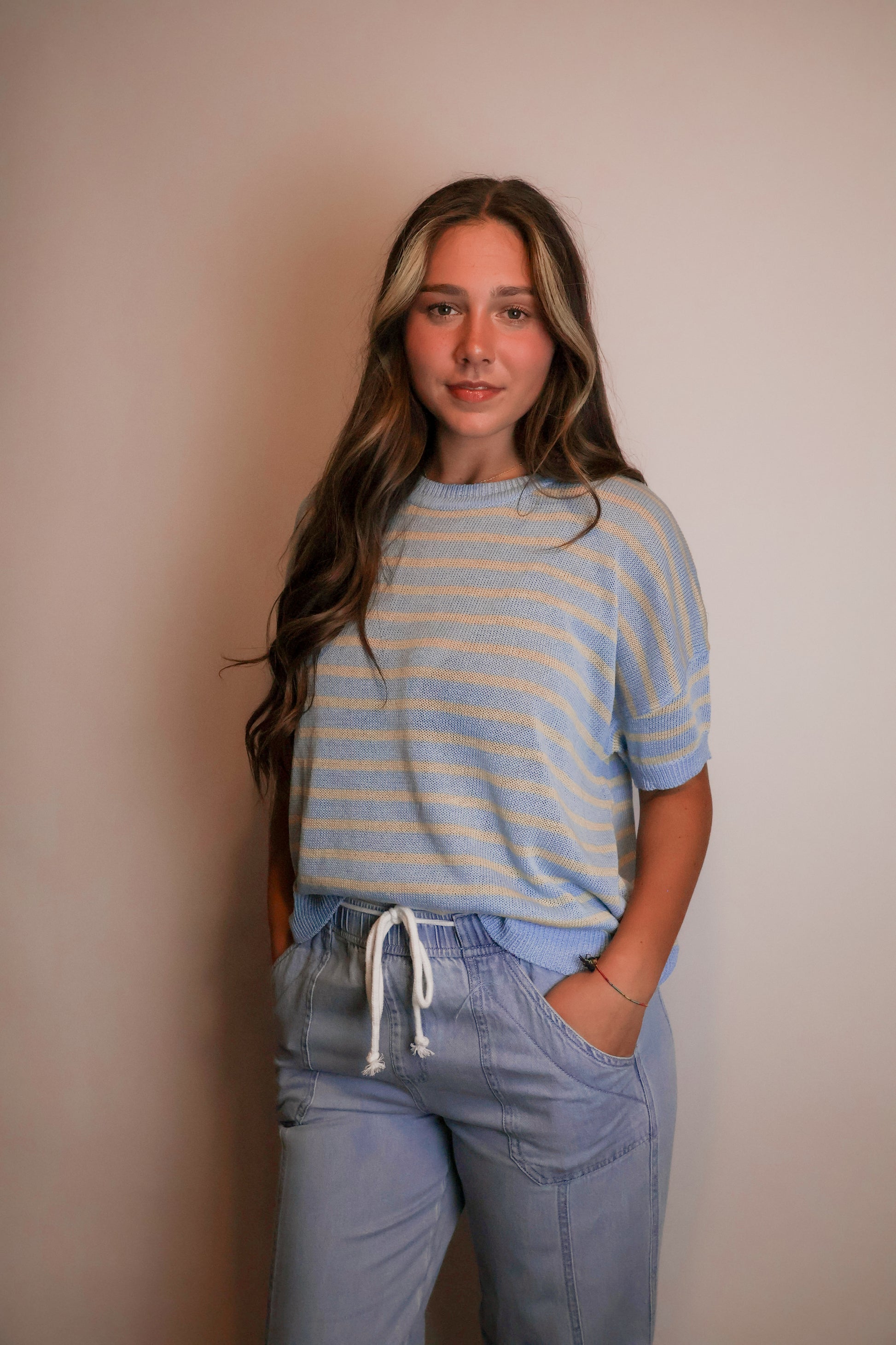 Striped Sweater Tee