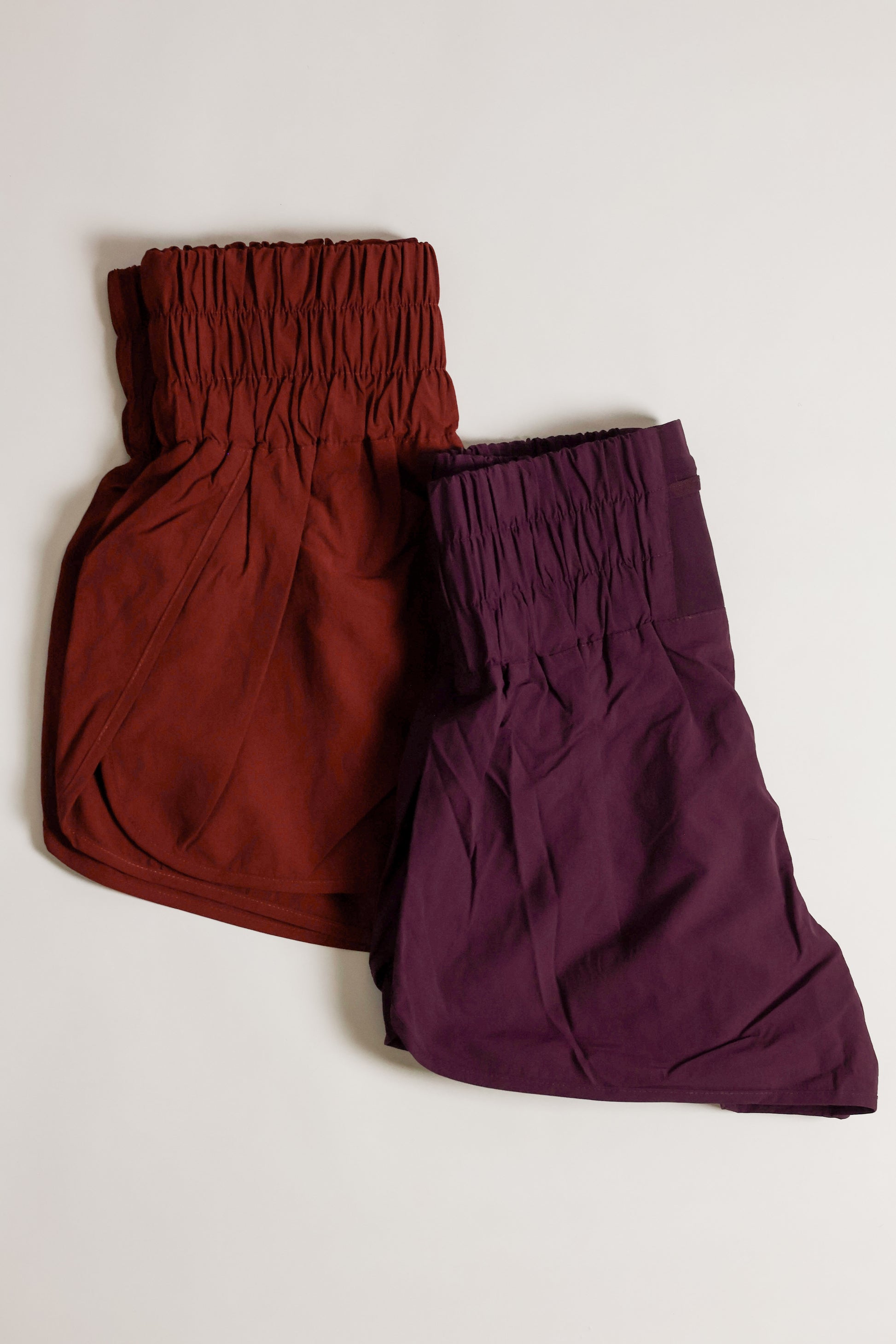 Windbreaker Smocked Waistband Running Shorts