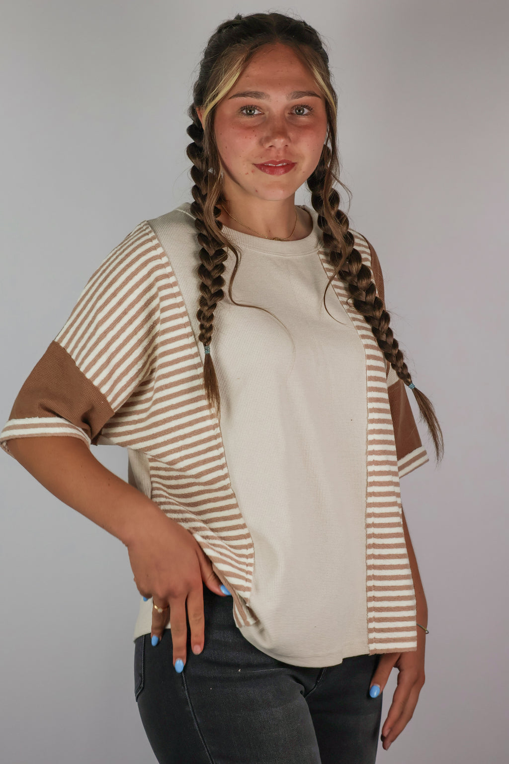 Mix & Match Dolman Top