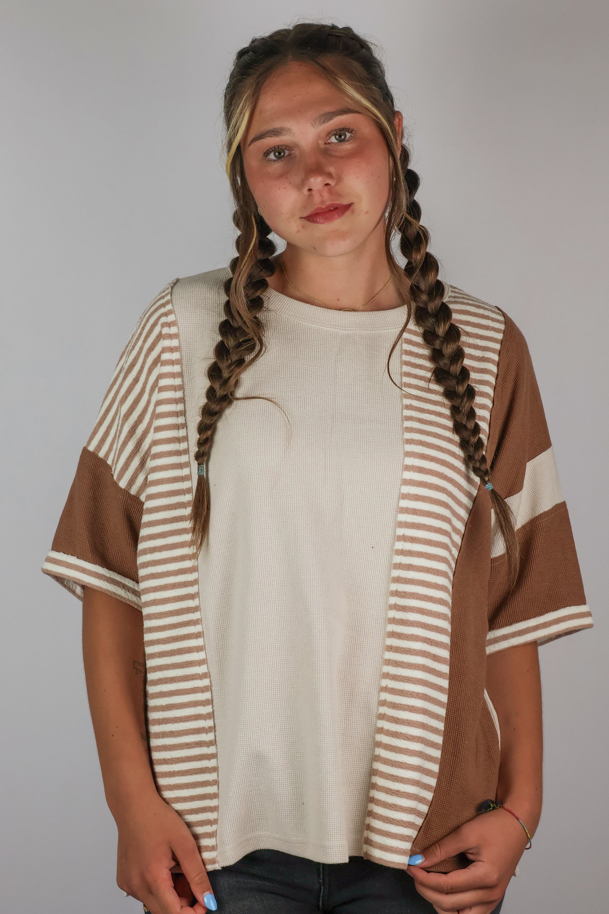 Mix & Match Dolman Top